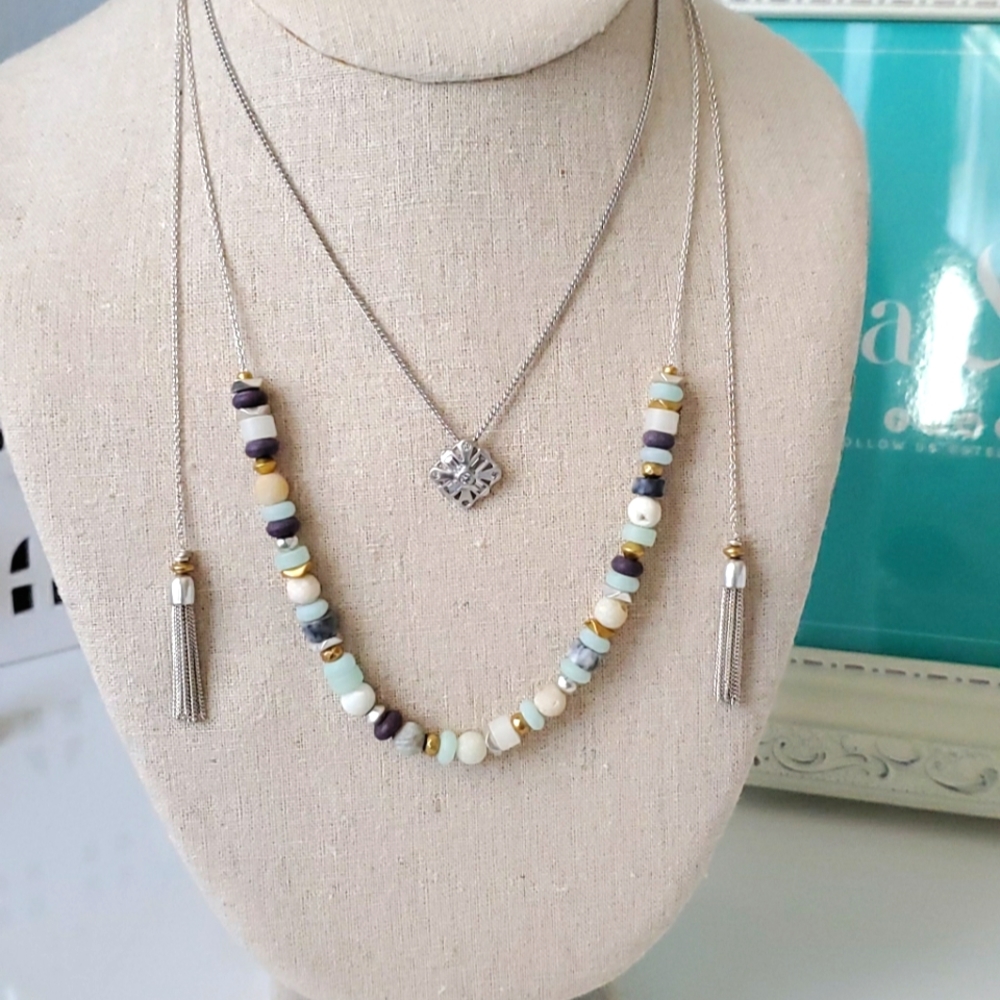 Stella & Dot Anda Intention necklace